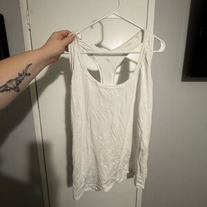 White fabletics  Women's tank Top